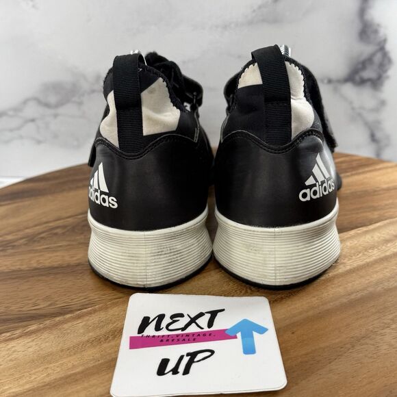 Mens size 8.5-Adidas Crazy Power Black White Weightlifting Power Lifting Shoes